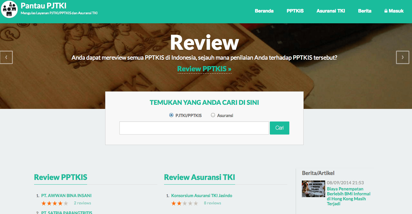Cover Image for Pegiat Infest Berbagi Pengalaman Pemantauan PJTKI dengan Hivos dan Migrant Care